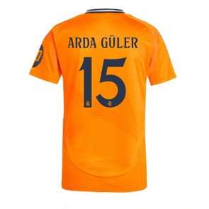 Real Madrid Arda Guler #15 Venkovní Dres 2024-25 Krátký Rukáv